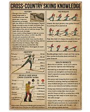 Cross-country Skiing Knowledge 11x17 Poster front