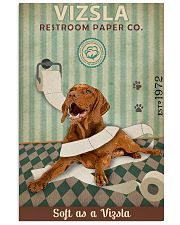 Green Restroom Paper Company Vizsla 11x17 Poster front