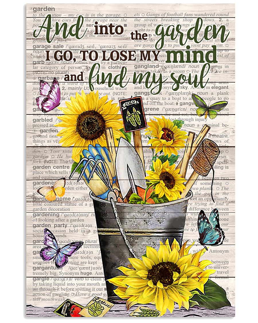 Dictionary And Into The Gardening Butterfly 11x17 Poster