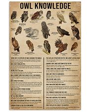 Knowledge Owls 11x17 Poster front