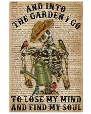 Dictionary Into The Garden Skeleton 16x24 Poster front