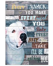 Pitbull White Every Snack You Make 11x17 Poster front