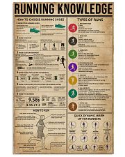 Running Knowledge 16x24 Poster front