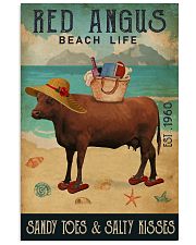 Beach Life Sandy Toes Red Angus 11x17 Poster front