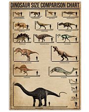 Dinosaur Size Comparison Chart 11x17 Poster front