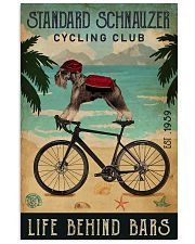 Cycling Club Standard Schnauzer 11x17 Poster front