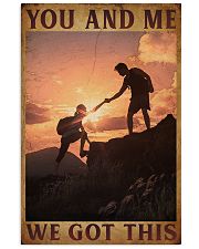 Retro You And Me Hiking 16x24 Poster front