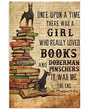 Once Upon A Time Reading Doberman Pinschers 11x17 Poster front