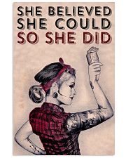 Power Girl Barber She Believed She Could 16x24 Poster front