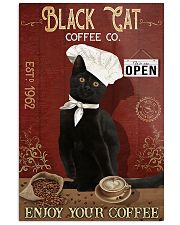 Black Cat Coffee Co Enjoy Your Coffee 11x17 Poster front