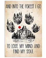 Into The Forest Camping Dog Poster Dogs 11x17 Poster front