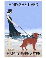 Beach And Dog Irish Setter 11x17 Poster front