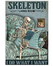 Vintage Living Room Skeleton 11x17 Poster front