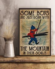 Boys Born With The Mountain Skiing 16x24 Poster lifestyle-poster-3