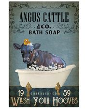 Vintage Bath Soap Angus Cattle 11x17 Poster front