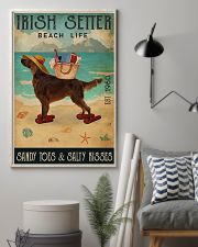 Beach Life Sandy Toes Irish Setter 16x24 Poster lifestyle-poster-1