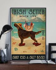 Beach Life Sandy Toes Irish Setter 16x24 Poster lifestyle-poster-2