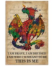 Vintage Music I Am Brave Pride Dragon 11x17 Poster front