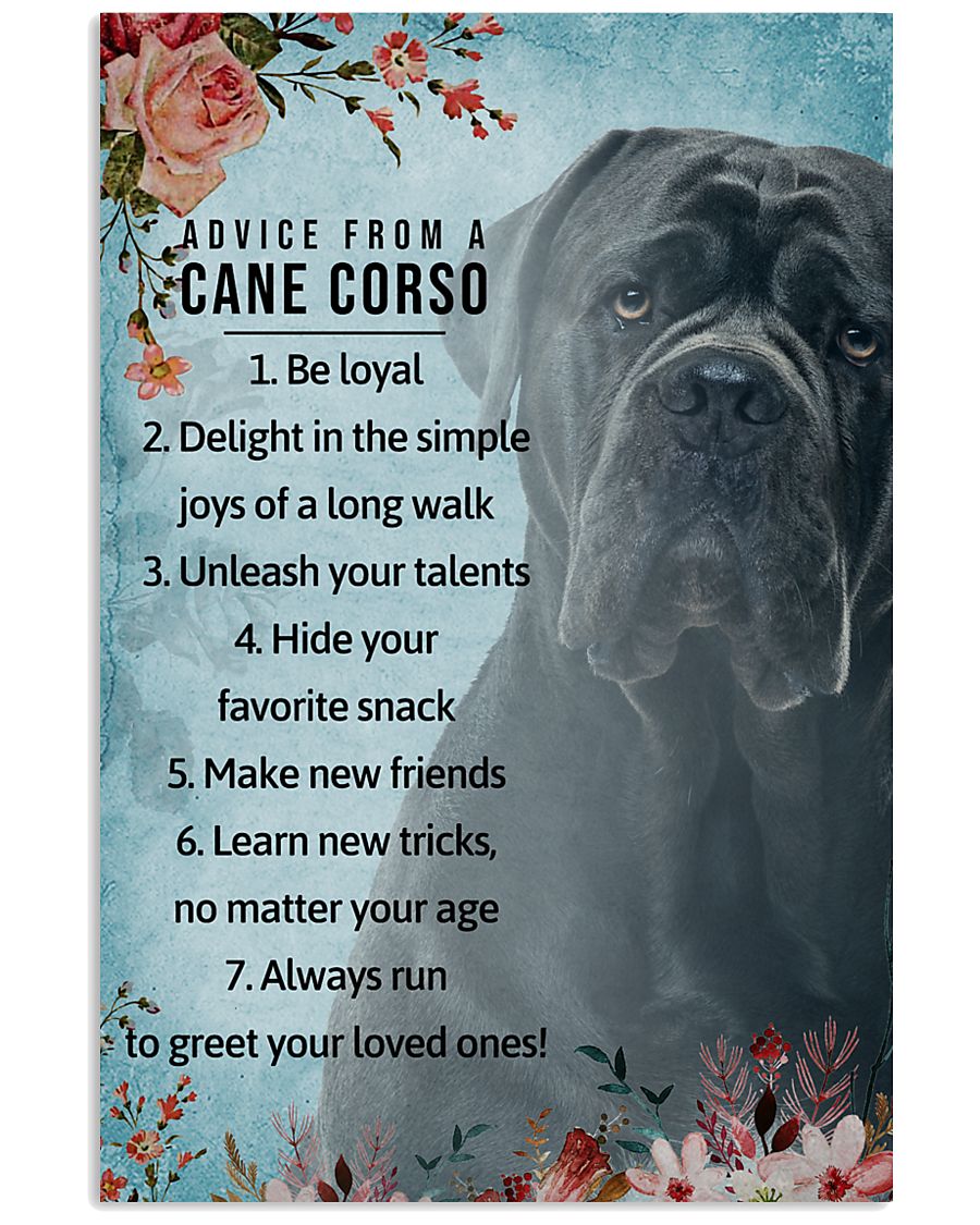 Advice From A Cane Corso 11x17 Poster