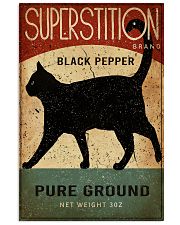 Black Cat Pepper Kitchen 16x24 Poster front