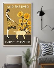 Sunflower Lived Happily Labrador Retriever 11x17 Poster lifestyle-poster-1