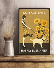 Sunflower Lived Happily Labrador Retriever 11x17 Poster lifestyle-poster-3