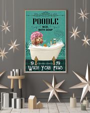 Green Bath Soap Company Poodle 11x17 Poster lifestyle-holiday-poster-1