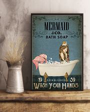 Vintage Bath Soap Mermaid 11x17 Poster lifestyle-poster-3
