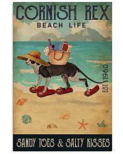 Beach Life Sandy Toes Cornish Rex 11x17 Poster front