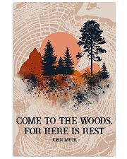 Texture Come To The Woods Camping 16x24 Poster front