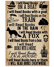 I Will Read Books Here Or There Reading Book 11x17 Poster front
