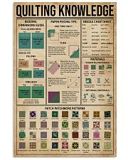 Quilting Knowledge 11x17 Poster front