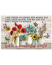Pallet Music Sheet What Wonderful World Butterfly 36x24 Poster front