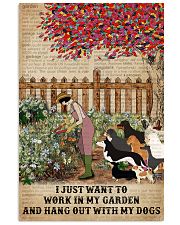Dictionary Work In My Garden Dogs 11x17 Poster front