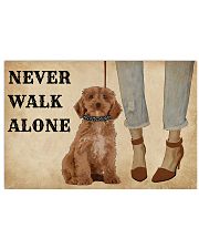 Heels Never Walk Alone Poodle 17x11 Poster front