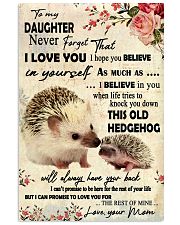 Never Forget That I Love You Hedgehog Mother 11x17 Poster front