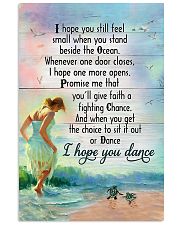 Sea Turtle Girl Beach I Hope You Small 11x17 Poster front