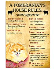 Pomeranian House Rules 11x17 Poster front