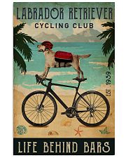 Cycling Club Labrador Retriever 11x17 Poster front