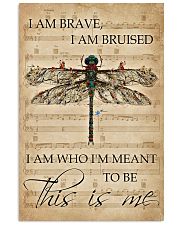 Music Sheet This Is Me Dragonfly 11x17 Poster front