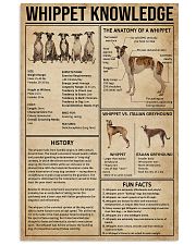 Whippet Knowledge 11x17 Poster front