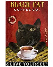 Lazy Coffee Company Black Cat 11x17 Poster front
