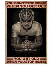 When You Stop Riding Cycling 16x24 Poster front