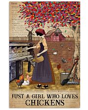 Dictionary Who loves Chicken Farm Girl 11x17 Poster front