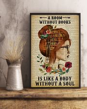 A Room Without Books Reading Redhead 11x17 Poster lifestyle-poster-3