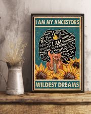 Retro My Ancestors Black 11x17 Poster lifestyle-poster-3
