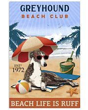 Beach Club Is Ruff Greyhound 11x17 Poster front