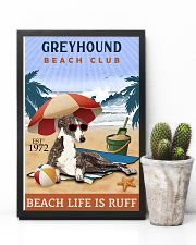 Beach Club Is Ruff Greyhound 11x17 Poster lifestyle-poster-8
