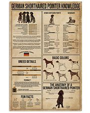 German Shorthaired Pointer Knowledge 11x17 Poster front