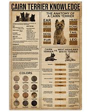 Cairn Terrier Knowledge 11x17 Poster front